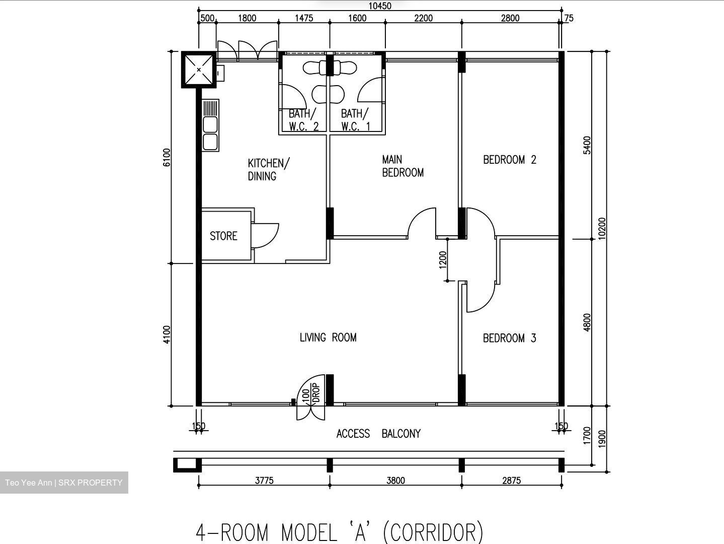 Blk 430 Bukit Panjang Ring Road (Bukit Panjang), HDB 4 Rooms #521332491